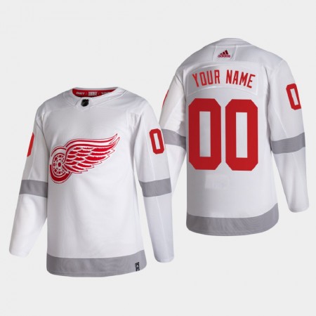 Detroit Red Wings Custom 2020-21 Reverse Retro Authentic Shirt - Mannen